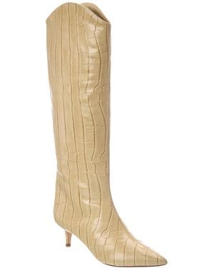 SCHUTZ SHOES Maryana Lo Leather Boot - White