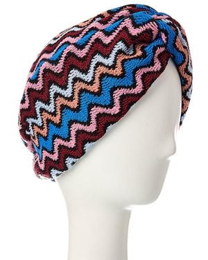 Missoni Wool-Blend Turban - Blue