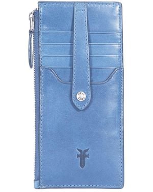 Frye Melissa Leather Wallet - Blue