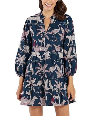 Jude Connally Monaco Tiered Dress - Blue