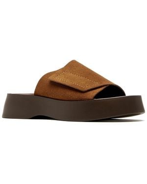 La Canadienne Viv Suede Sandal - Brown
