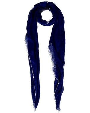 Blue Pacific Specialty Metal Cashmere-Blend Scarf - Blue