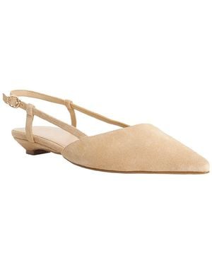 Dune Homie Suede Point Slingabck - Natural