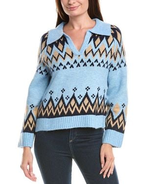 Cece Boxy Jumper - Blue