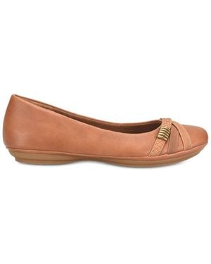 EuroSoft Shainna Ballet Flat - Brown