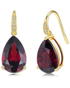 Kai Fine Jewelry 14K 7.25 Ct. Tw. Diamond & Garnet Drop Earrings - Multicolour