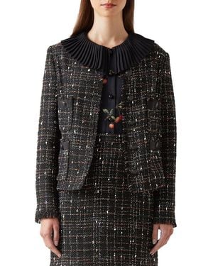 LK Bennett Angelica Wool-blend Jacket - Black