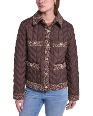 KARL LAGERFELD Quilted Jacket - Brown