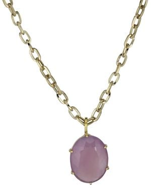 Rachel Reinhardt Jewelry 14K Plated Quartz Necklace - Metallic