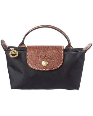 Longchamp Le Pliage Canvas Pouch - Blue