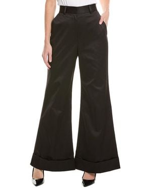 Rebecca Taylor Wide-Leg Trouser - Black