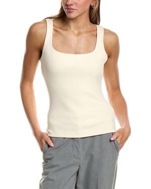 Endless Rose Knit Tank Top - White