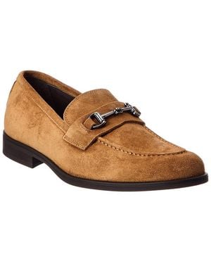 M by Bruno Magli Renato Bit Suede Loafer - Brown