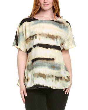 Anne Klein Plus Blouse - Natural