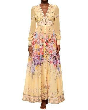 Linda Charm Maxi Dress - Natural