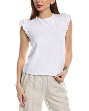 Nanette Lepore Tie Back Blouse - White