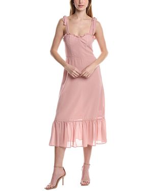Seraphin Midi Dress - Pink