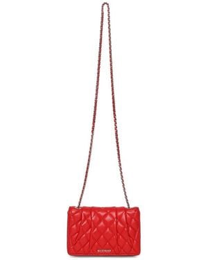 Walter Baker Addison Flap Leather Shoulder Bag - Red