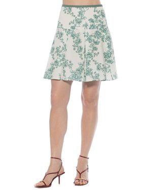 Alexia Admor Ilana A-Line Skirt - Green