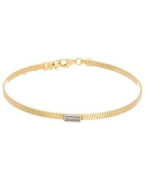 Meshmerise 18K Over 0.03 Ct. Tw. Diamond Bangle - White