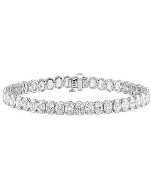 Lab Grown Diamonds 14K 22.50 Ct. Tw. Lab-Grown Diamond Fashion Bracelet - White