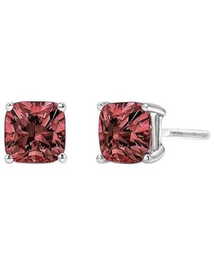 Haus of Brilliance 14K 1.50 Ct. Tw. Lab-Grown Diamond Stud Earrings - Red