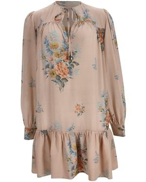 McQueen Mini Dress (Authentic Pre-Loved) - Natural
