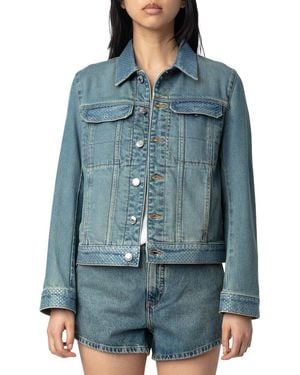 Zadig & Voltaire Kioky Denim Jacket - Blue