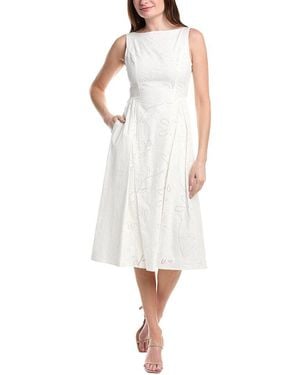 Sam Edelman Pintuck Midi Dress - White