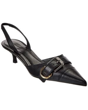 Givenchy Voyou Leather Slingback Pump - Black
