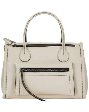 Bric's Gondola Ibisco Medium Leather Handbag - Natural