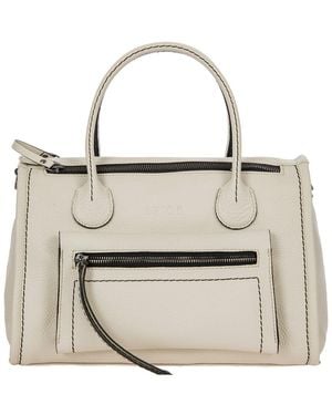Bric's Gondola Ibisco Medium Leather Handbag - Natural