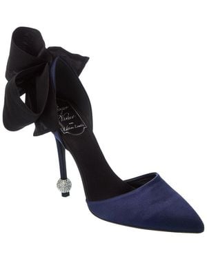 Roger Vivier Satin Pump - Blue