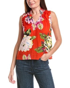 Tolani Alena Sleeveless Top - Red