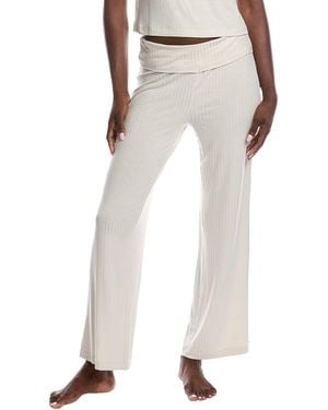 NATORI EDIT Skye Rib Pant - White