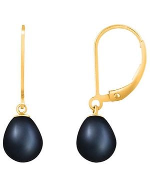 Splendid 7.5-8Mm Pearl Earrings - Blue