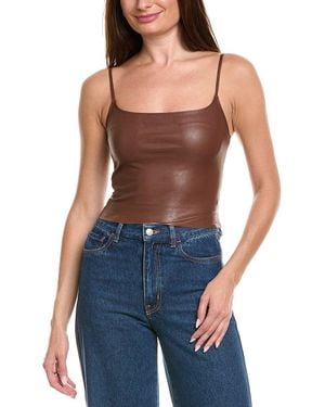 Commando Cami Crop Top - Blue