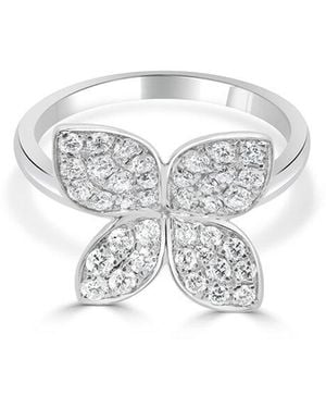 Sabrina Designs 14K 0.62 Ct. Tw. Diamond Flower Ring - White