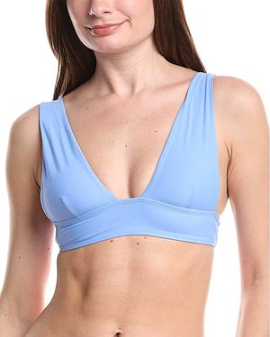 VYB Tori Wide Strap Swim Top - Blue