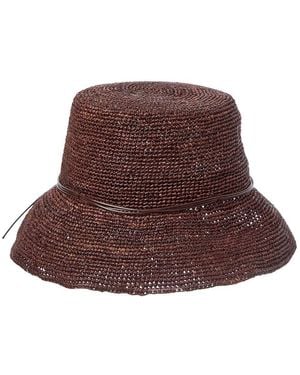 Vince Corded Straw Hat - Brown