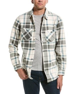 Point Zero Check Polar Fleece Shirt - Grey