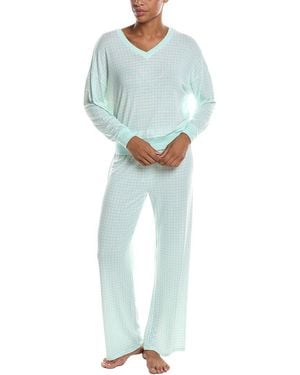 Honeydew Intimates 2Pc Star Seeker Long Vee Set - Blue