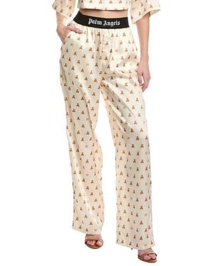 Palm Angels Printed Bear Pant - Natural
