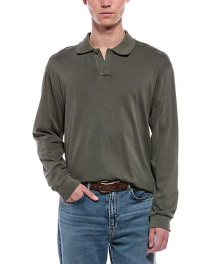 Madewell Compact Knit Polo Shirt - Grey