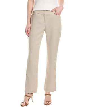 Tahari Petite Twill Pant - Natural