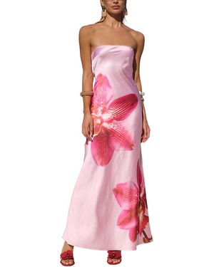 chinese dress ladies Slate Grey Full Moon Dress main image 1