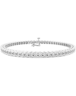 Lab Grown Diamonds Platinum 3.00 Ct. Tw. Lab Grown Diamond Bracelet - White