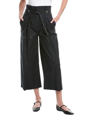 3.1 Phillip Lim Cropped Wide Leg Pant - Black