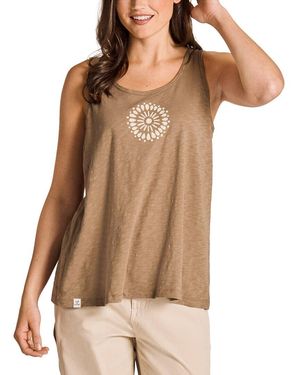 Life Is Good. Slub Tank - Brown