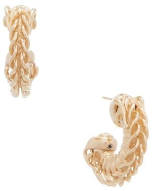 Fendi Filo Earrings - Metallic